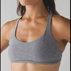 LULULEMON Free to Be Bra Wild Grey Size 4 NWT